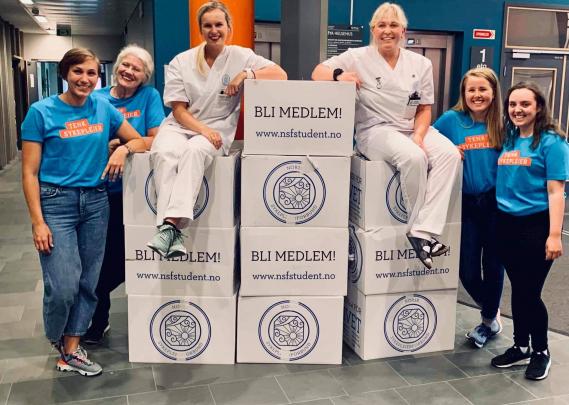NSF Students verveteam, her ved NTNU Trondheim