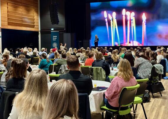 Bilde av deltagere på konferanse