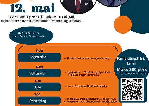 Program 12.mai Vestfold og Telemark
