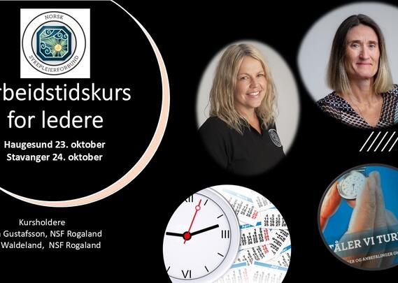 Plakat - arbeidstidskurs for ledere
