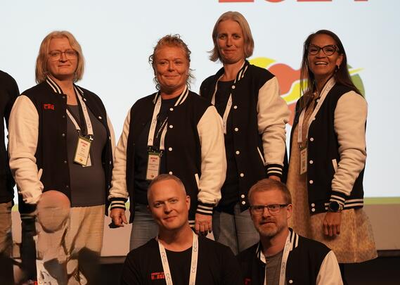 Bilde av sentralstyret og valgkomitè bortsett fra Jeanette og Norunn