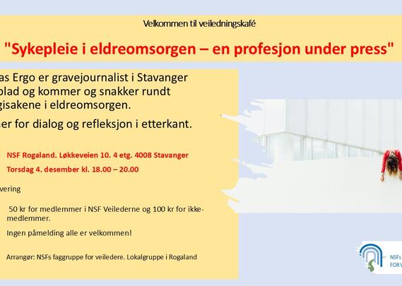 Plakat veiledningskafe