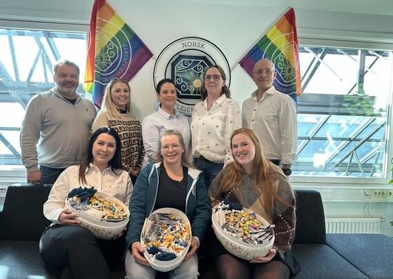 Fylkesstyret i Trøndelag med påskeegg