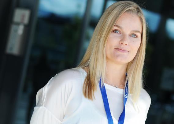 Bilde av leder i Jordmorforbundet Hanne Charlotte Schjelderup