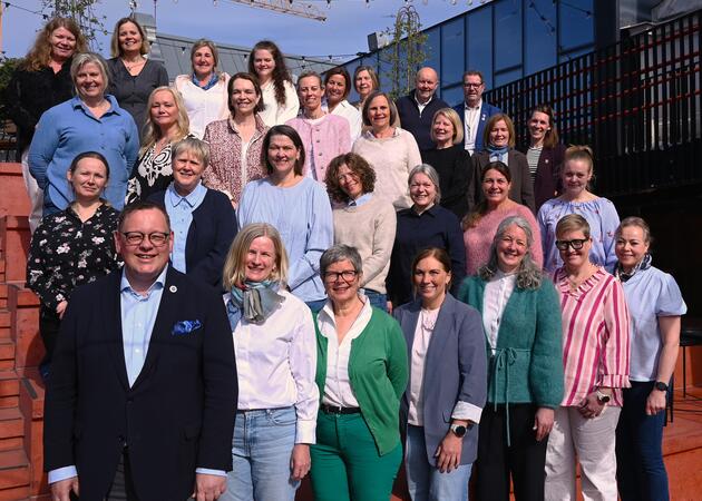 Deltagere på NSFs alumnidag for Leadership for change (LFC). 