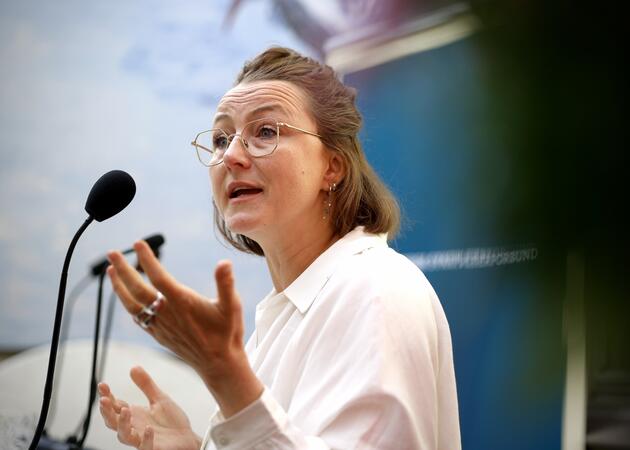 Skuespiller og sykepleier Cathrine Frost