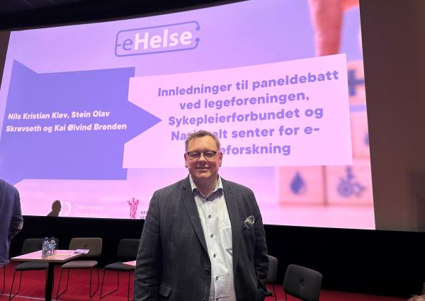 Kai Øivind Brenden på e-helsekonferansen 2023