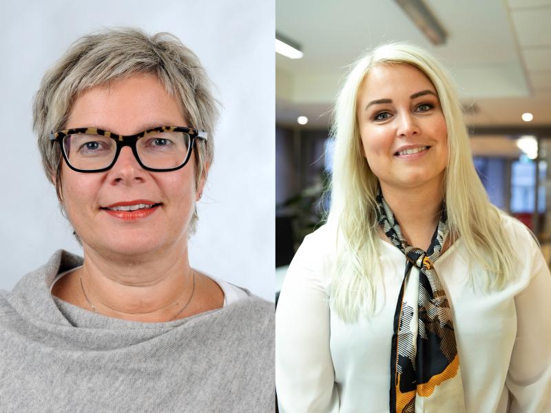 Astrid Grydeland Ersvik og Kristin Holanger Bodenstein