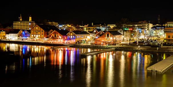 Tønsberg by night