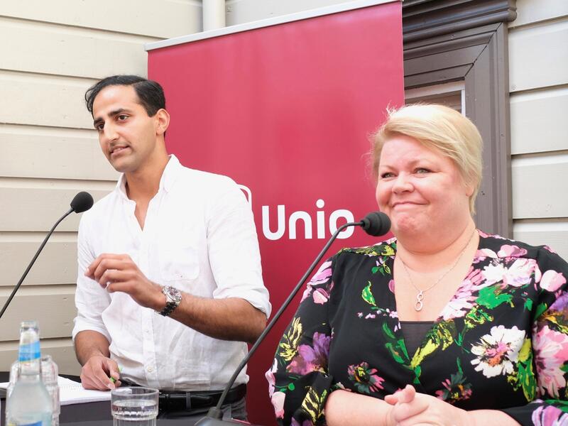 Hassan Nawaz og Marthe Scharning Lund