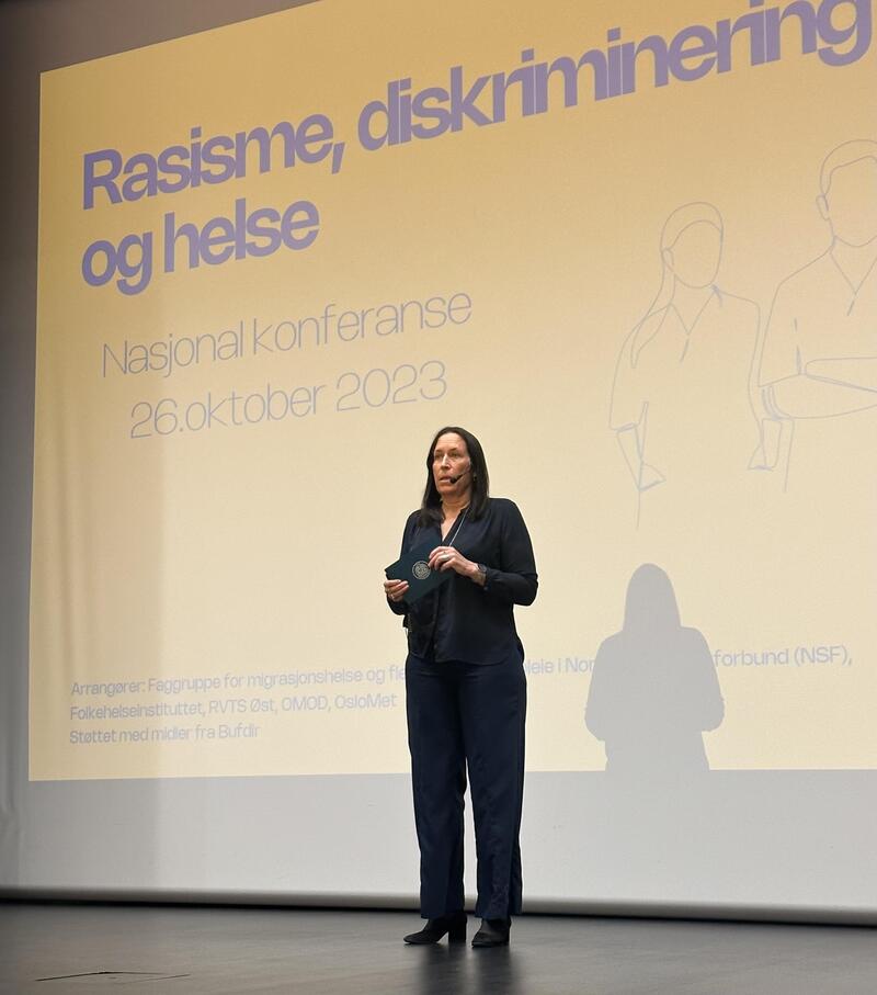 Faggruppeleder Ragnhild Storstein Spilker åpner konferansen