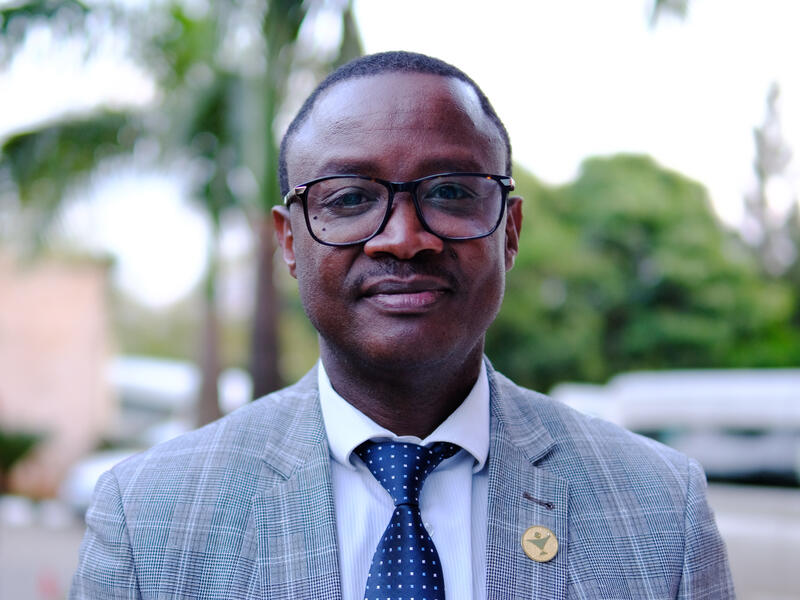 Andre Gitembagara, president i Rwanda Nurses and Midwife Union 
