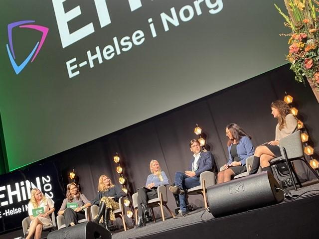 Panelsamtale under EHiN-konferansen i 2021