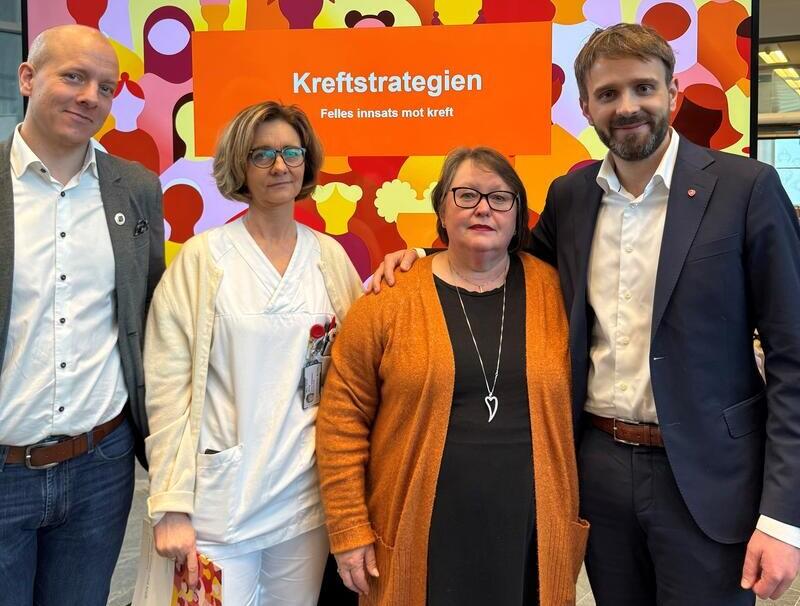 Kenneth Sandmo Grip, Maya Gørill Berg, Anne Britt Hauge og Jan Christian Vestre.