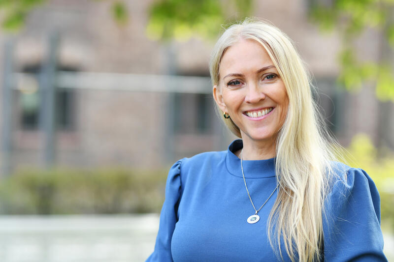 Lill Sverresdatter Larsen, forbundsleder i Norsk Sykepleierforbund