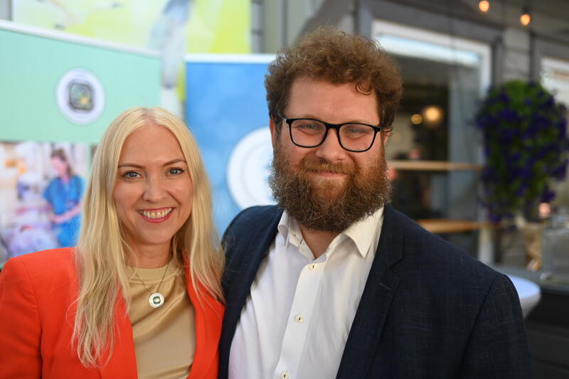 Lill Sverresdatter Larsen og Karl Kristian Bekeng