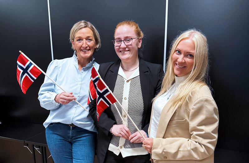 Janka Ekrem Holstad, Gro Lillebø og Martine Bratberg Sand.