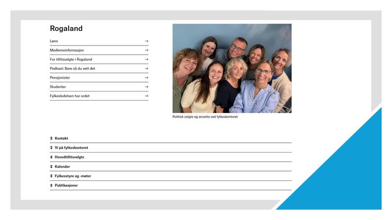 Bilde av NSF Rogalands hjemmeside