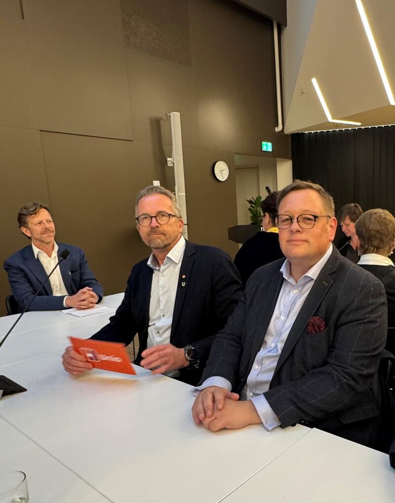 Geir Røsvoll (t.v.) og Kai Øivind Brenden.