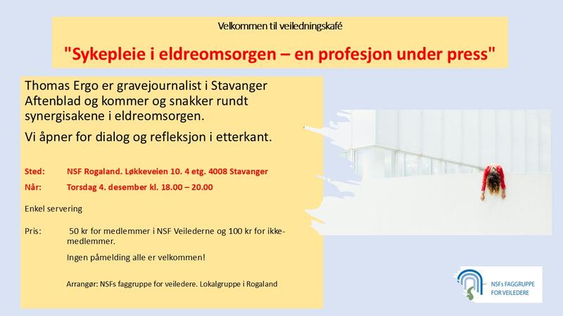 Plakat veiledningskafe