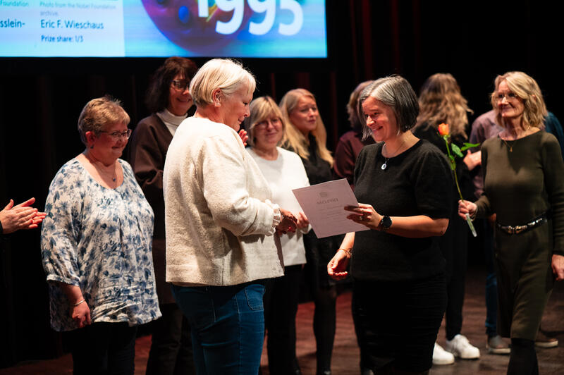 Gull- og hedersnål mottakere ved fylkemedlemsmøtet i Lillestrøm