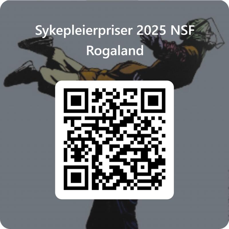 QR-kode for sykepleierpriser i Rogaland 2024