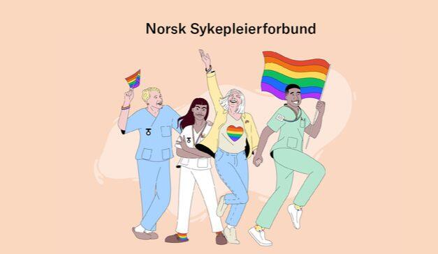 Illustrasjon mangfold Norsk Sykepleierforbund