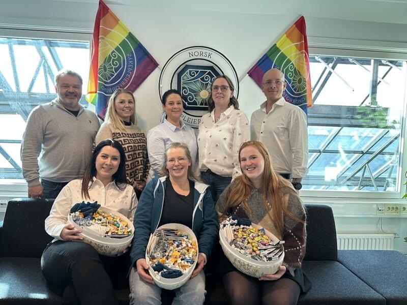 Fylkesstyret i Trøndelag med påskeegg