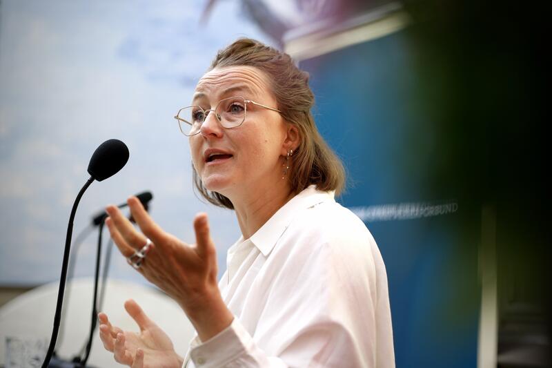 Skuespiller og sykepleier Cathrine Frost