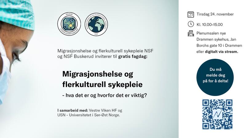 Arrangementsbilde fagdag migrasjonshelse i Drammen 24.11.26