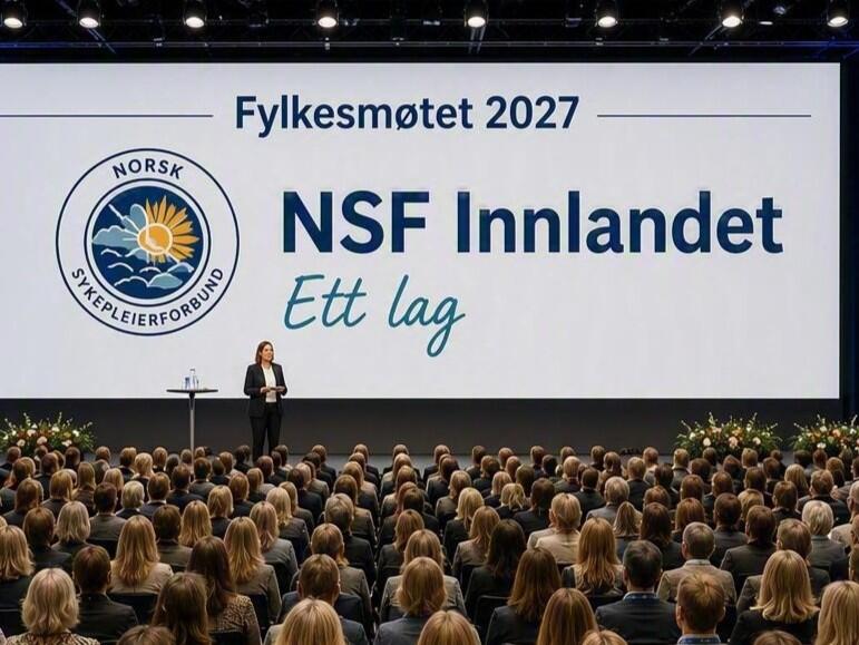 KI-generert illustrasjon av møte
