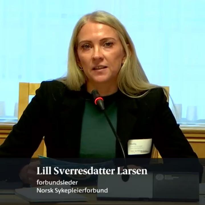 Forbundsleder Lill Sverresdatter Larsen